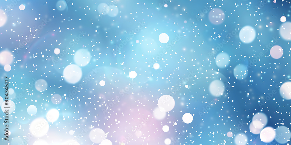 Pastel winter sky with bokeh Blue light color background Pastel winter sky with bokeh Blue light color background