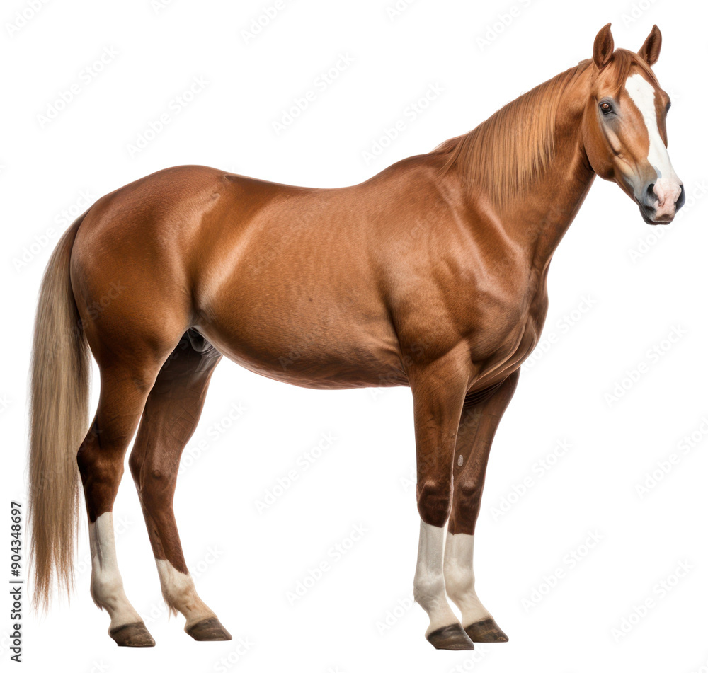 Obraz premium PNG American quarter horse stallion mammal animal.