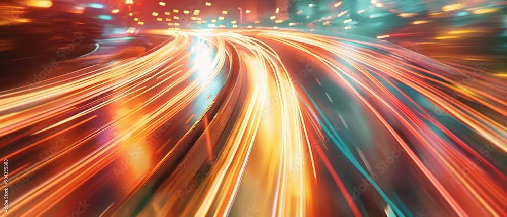 Thrilling Dynamic Light Trails with Motion Blur Thrilling Dynamic Light Trails with Motion Blur