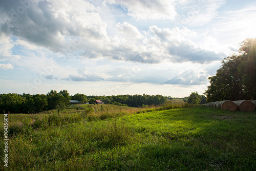 Picturesque rural Ohio Appalachian landscape