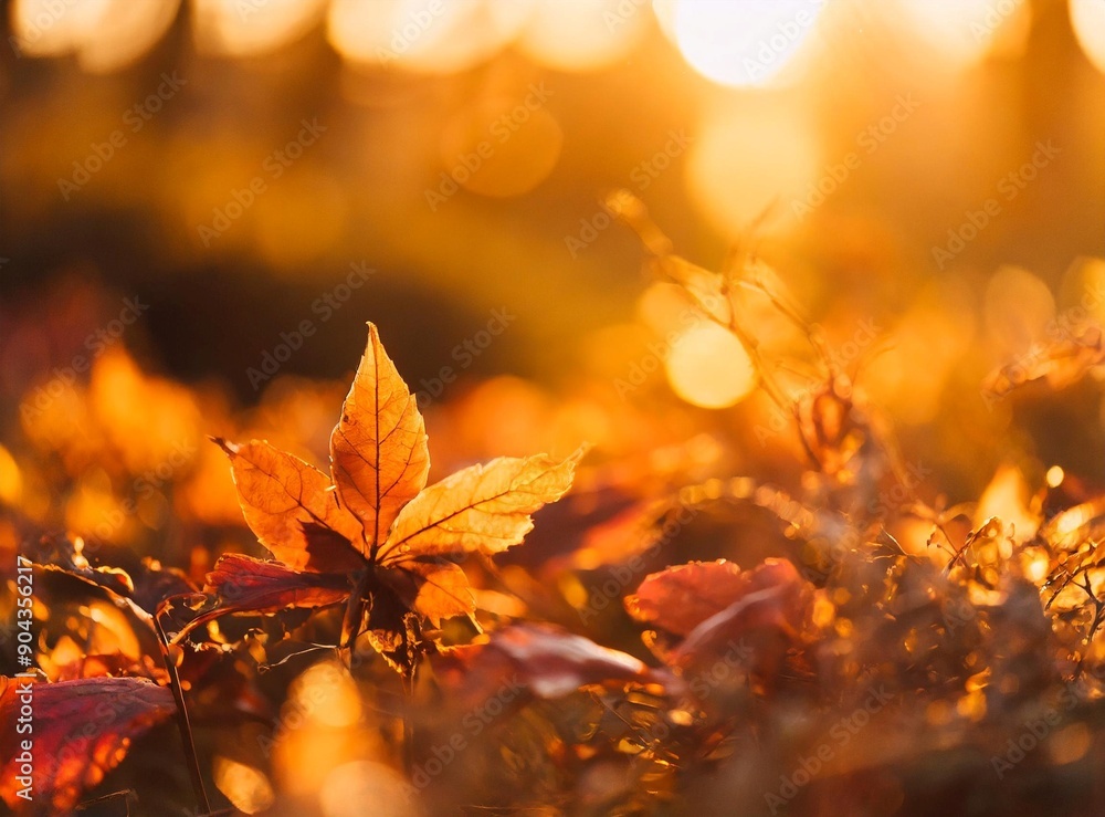 Orange Fall Leaves Closeup Photography Wallpaper Orange Fall Leaves Closeup Photography Wallpaper