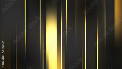 Abstract background, combination of black and golden light, abstract wallpaper for events.,2d illustration photo