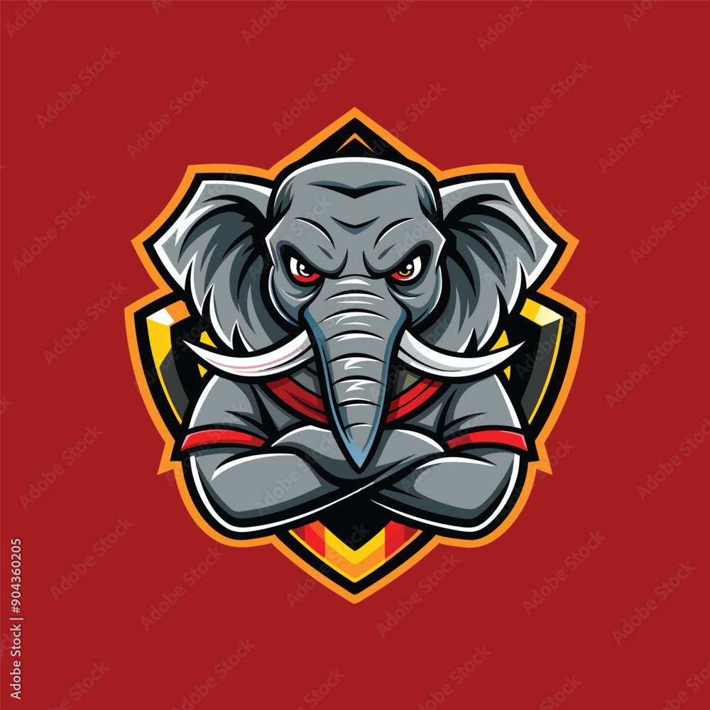 Obraz premium A mascot elephant