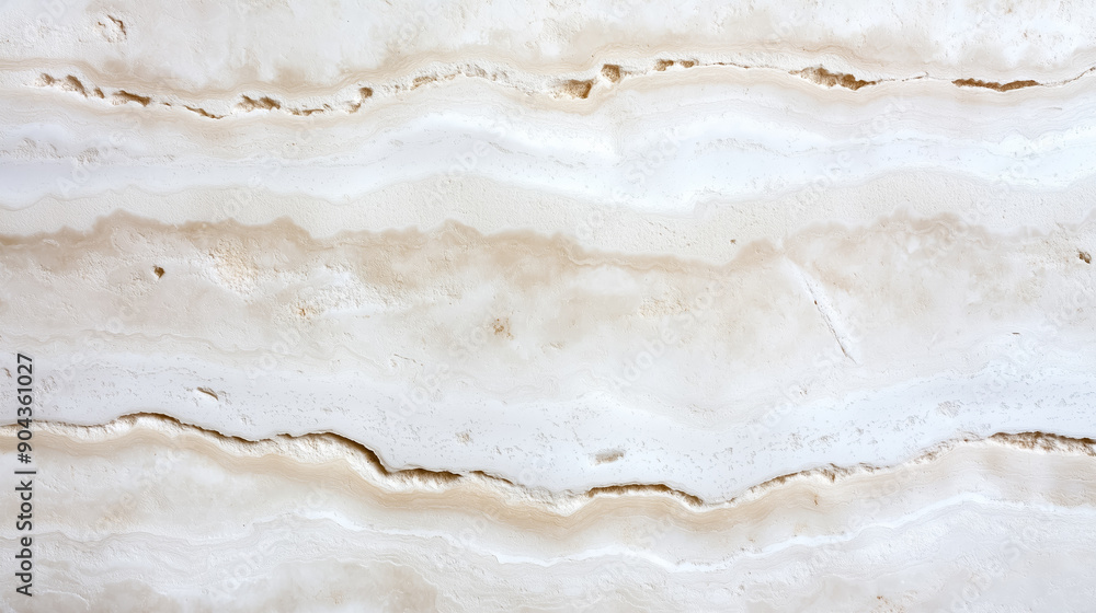 Detailed shot of white travertine stone with natural pitting and light streaks of grey Detailed shot of white travertine stone with natural pitting and light streaks of grey