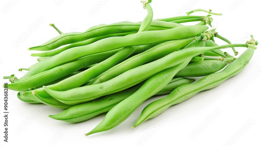 isolated white background beans isolated white background beans
