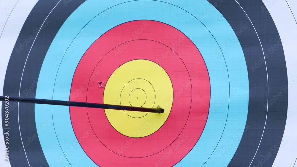 target with four arrows on target target with four arrows on target