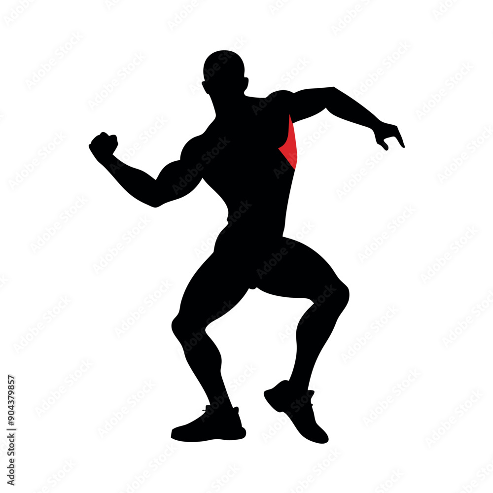 a body builder doing excersise vector silhouette, isolated white background a body builder doing excersise vector silhouette, isolated white background