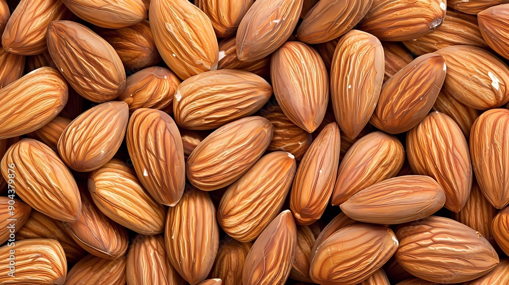Fototapeta premium background of almonds