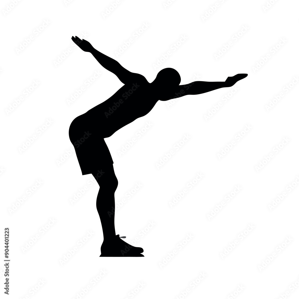 A man doing yoga pose vector silhouette, black color silhouette, isloated white background A man doing yoga pose vector silhouette, black color silhouette, isloated white background