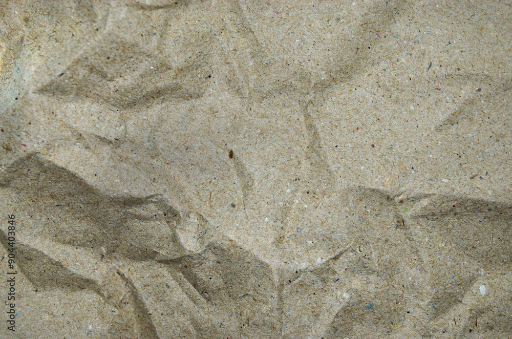Craft crumpled paper texture Rumpled brown cardboard paper Crushed grunge background Copy space Vintage Craft crumpled paper texture Rumpled brown cardboard paper Crushed grunge background Copy space Vintage
