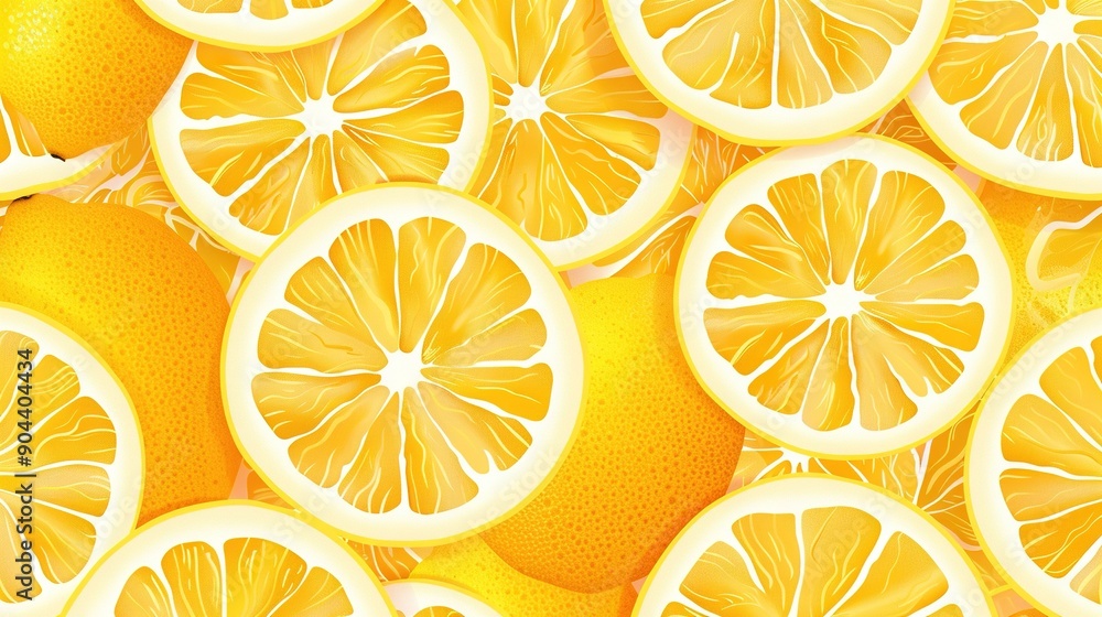 A stack of halved lemons with a whole lemon in the center A stack of halved lemons with a whole lemon in the center