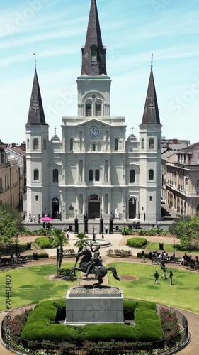 St. Louis Cathedral in New Orleans vertical