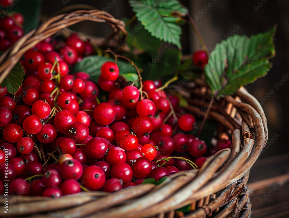 rich harvest of currants