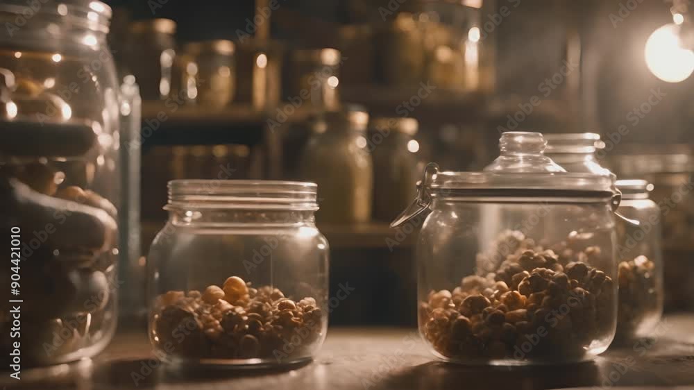 Jars full of strange mutated plants or organisms. Alien species. Secret lab, forbidden experiments. Mad scientist laboratory. Horror or sci-fi movie theme, footage. Biohazard. Breeding. Jars full of strange mutated plants or organisms. Alien species. Secret lab, forbidden experiments. Mad scientist laboratory. Horror or sci-fi movie theme, footage. Biohazard. Breeding.