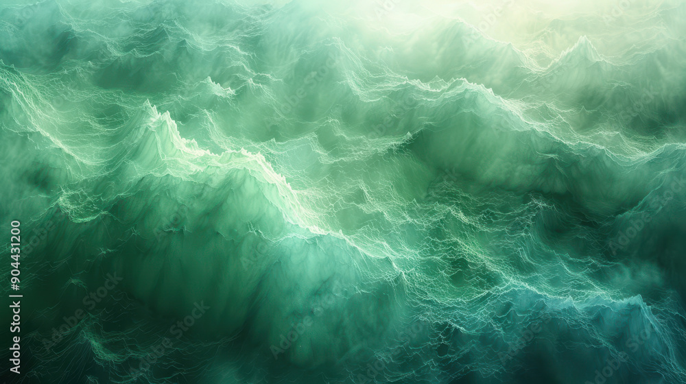 Abstract representation of ocean waves, showcasing fluid dynamics and calming colors in a serene and tranquil atmosphere. Abstract representation of ocean waves, showcasing fluid dynamics and calming colors in a serene and tranquil atmosphere.
