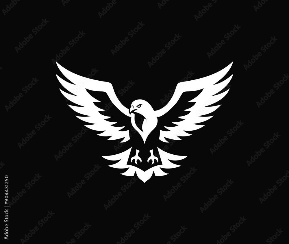 Fototapeta premium Eagle symbol illustration logo