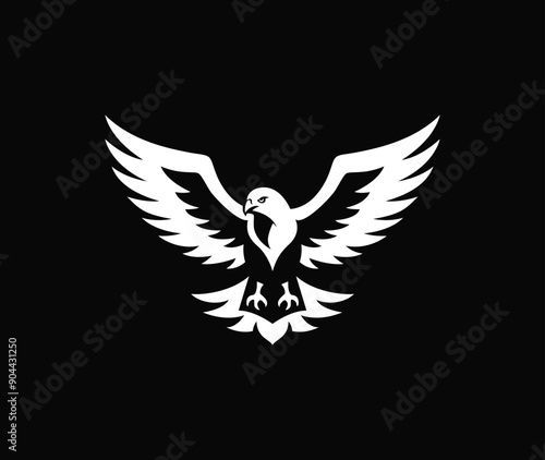 Eagle symbol illustration logo