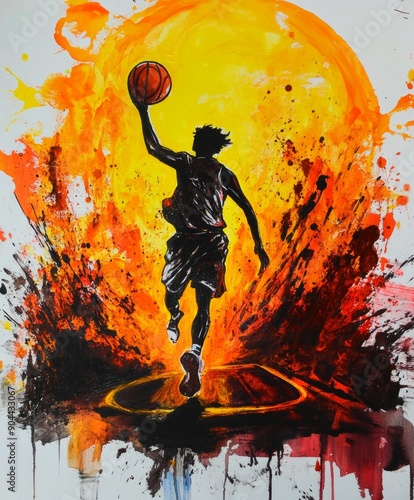 Sport collage football boxing soccer voleyball ice hockey on black background