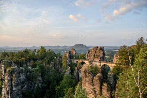 Sonnenaufgang – Blaue Stunde in der Sächsischen Schweiz – Bastei - Elbsandsteingebirge