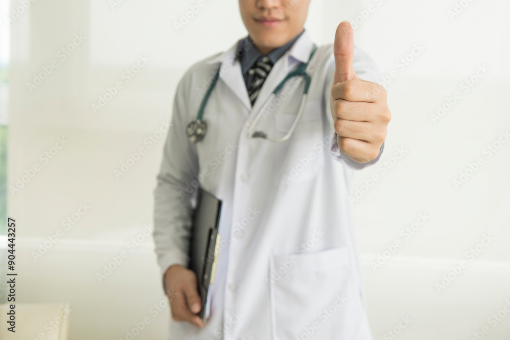 A doctor is giving advice to a patient for good health. A doctor is giving advice to a patient for good health.