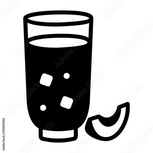 A hand drawn icon of bourbon pumpkin