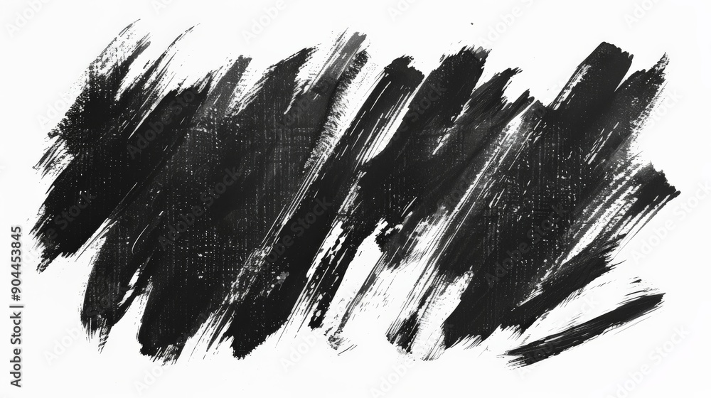 This image features a chaotic arrangement of black paint strokes on a white background, emphasizing dynamic movement and artistic expression through bold brush techniques. This image features a chaotic arrangement of black paint strokes on a white background, emphasizing dynamic movement and artistic expression through bold brush techniques.