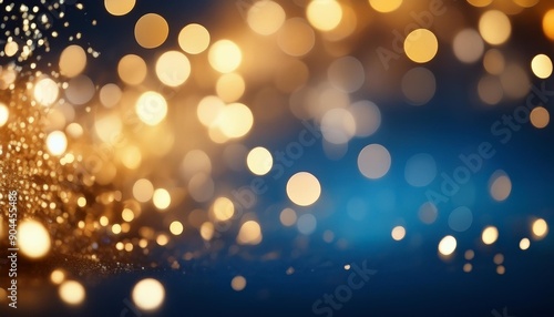 abstract blur of festivity an image of a joyful and bokeh filled night light background abstract bokeh background gold bokeh on defocused dark blue background