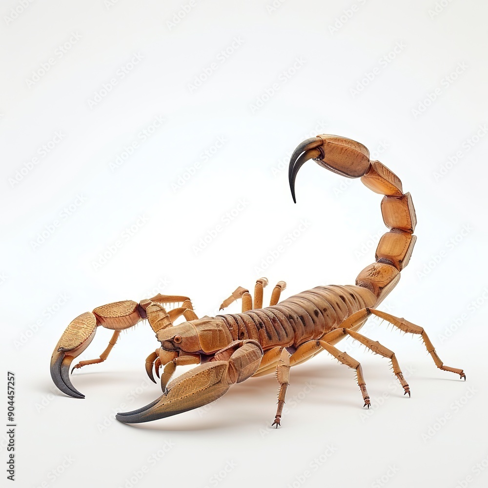 Scorpion Global Fusion animal fashion cartoon isolated whitebackground 16:9