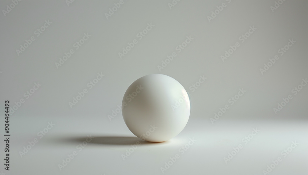 A minimalist photo of a smooth, white sphere centered on a light gray background, casting a subtle shadow to the left. A minimalist photo of a smooth, white sphere centered on a light gray background, casting a subtle shadow to the left.
