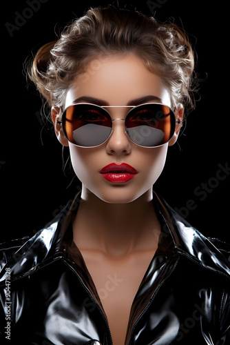 portrait of a woman wearing sunglasses