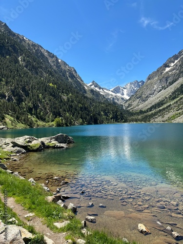 lake in the mountains