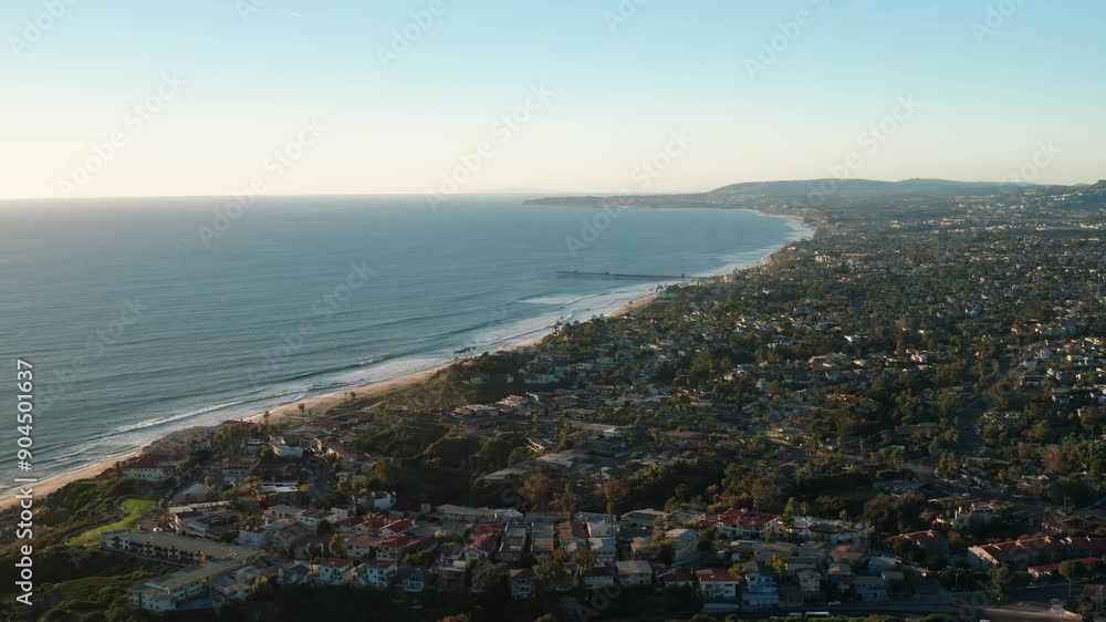 Slow Descent, High Above San Clemente Residences, Towards the Pier Slow Descent, High Above San Clemente Residences, Towards the Pier
