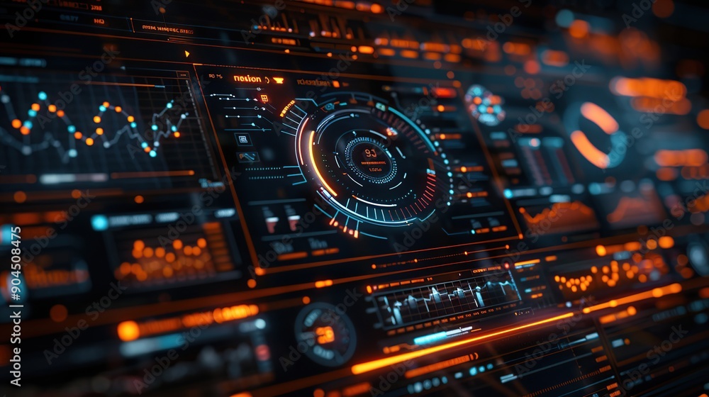Futuristic Digital Interface Futuristic Digital Interface