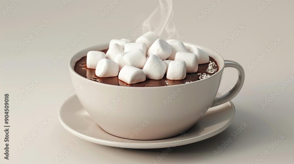 Hot Chocolate with Marshmallows Hot Chocolate with Marshmallows