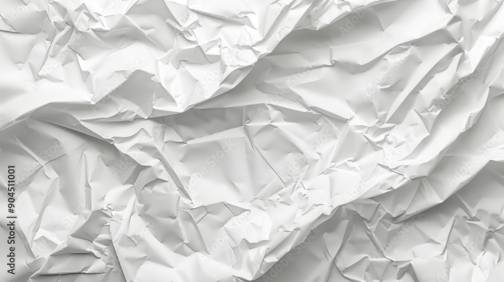 Obraz premium A close-up shot of a single sheet of white paper, ideal for representing simplicity and clarity in designs
