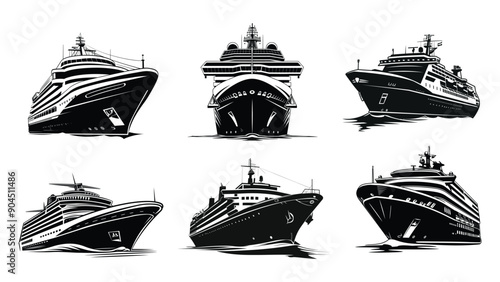 a black and white drawing of a ship with the words the name the ship on it