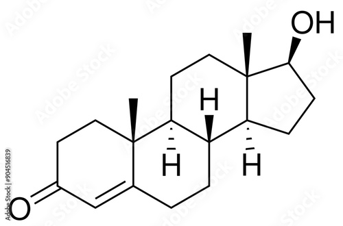Testosteron Chemie Strukturformel