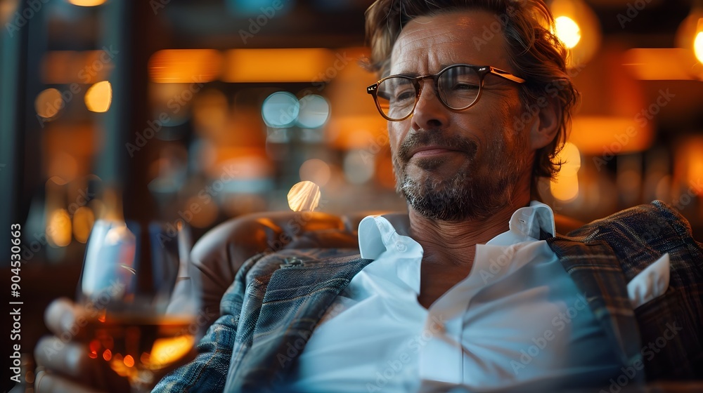 Obraz premium A man in a suit