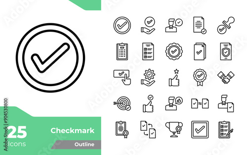 Checkmark Outline Icons