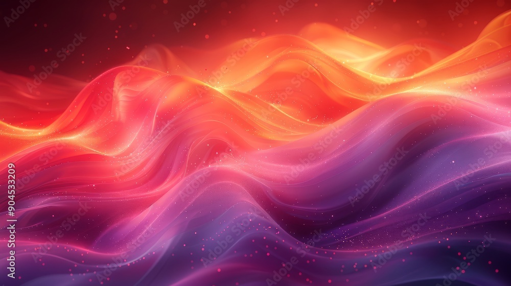 Vibrant and Fluid Abstract Waves in Deep Red and Rich Purple Tones for Creative Inspiration Vibrant and Fluid Abstract Waves in Deep Red and Rich Purple Tones for Creative Inspiration