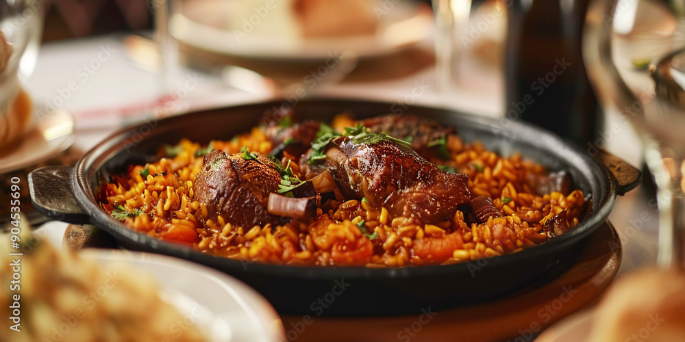 Arroz de Pato on the table Arroz de Pato on the table