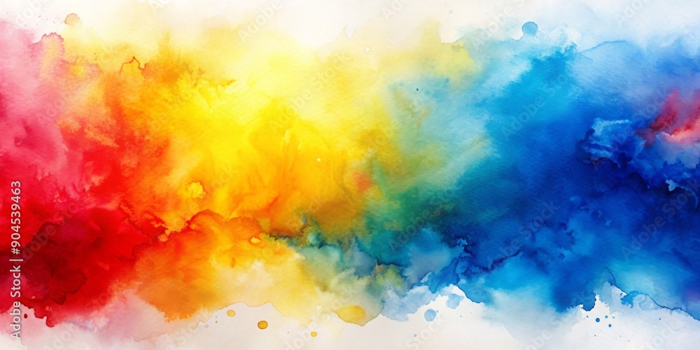 Abstract watercolor background in red, blue, and yellow hues, abstract,watercolor, background, red, blue, yellow, vibrant Abstract watercolor background in red, blue, and yellow hues, abstract,watercolor, background, red, blue, yellow, vibrant