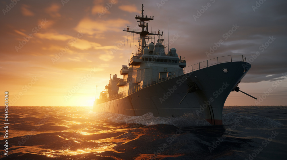 ship at sunset ship at sunset