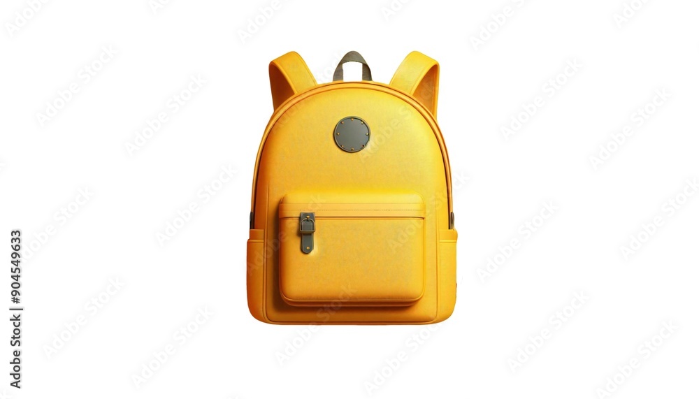 Obraz premium backpacks on white isolated background space for text