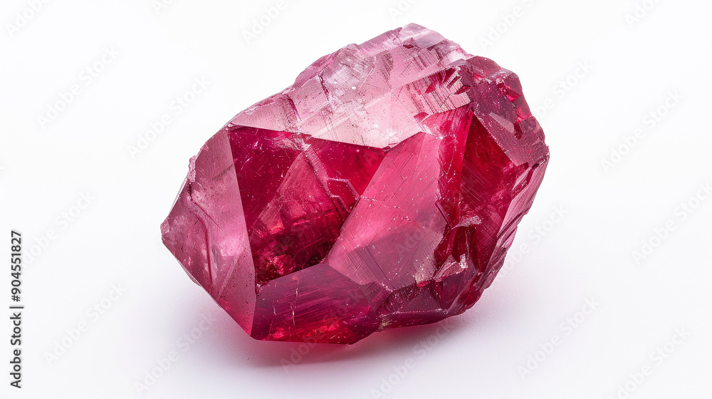 Ruby on an isolated white background, object focused, png, stock image, hd quality, natural look Ruby on an isolated white background, object focused, png, stock image, hd quality, natural look