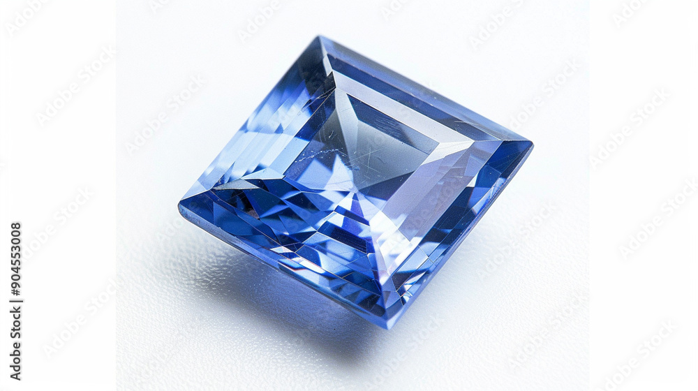 Sapphire on an isolated white background, object focused, png, stock image, hd quality, natural look Sapphire on an isolated white background, object focused, png, stock image, hd quality, natural look