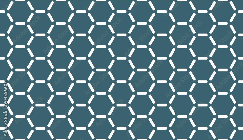 Seamless blue and white hexagons with rounded ticks hi-tech pattern vector Seamless blue and white hexagons with rounded ticks hi-tech pattern vector