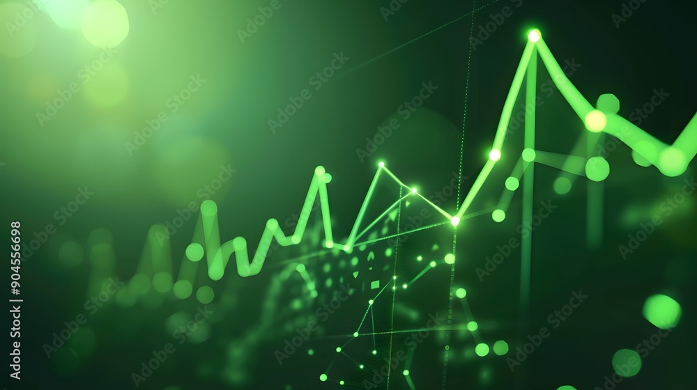 Fototapeta premium investment, stock, statistic, trading, analysing, background, rose colored, digital, risk, finance, economy, profit, currency, rise, graph, chart, growth, technology, three-dimensional, bull, candle, 
