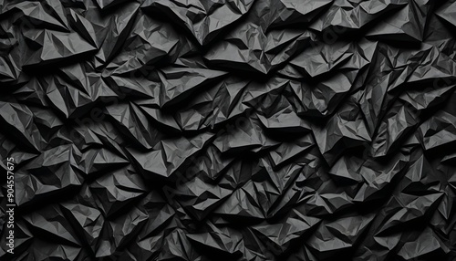 A black background with a crumpled paper texture, giving an artistic and tactile feel to the surface. Multiple variations available.