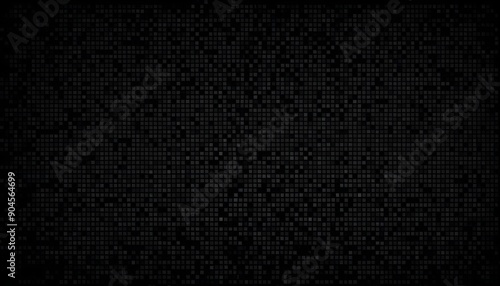 Wallpaper Mural A black background with a high-contrast, pixelated digital texture, creating a modern and tech-inspired effect. Multiple variations available. Torontodigital.ca